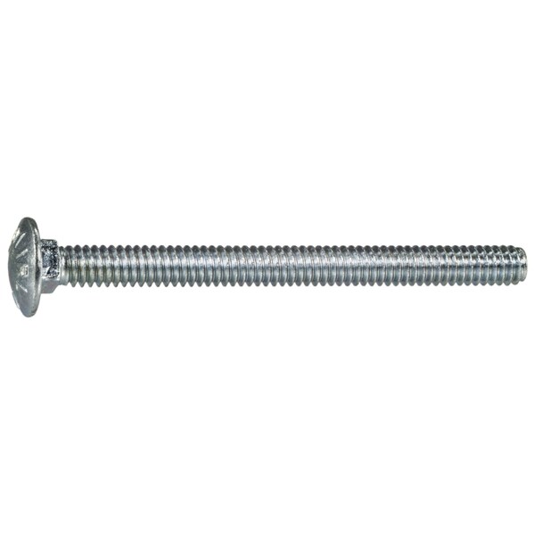 Midwest Fastener Carriage Bolt, Square Neck, 20 (Coarse), 3 in L, Steel, Zinc Plated, 100 PK 07485 - main